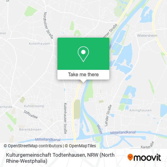 Kulturgemeinschaft Todtenhausen map