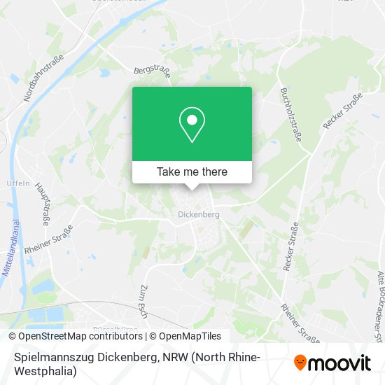 Spielmannszug Dickenberg map