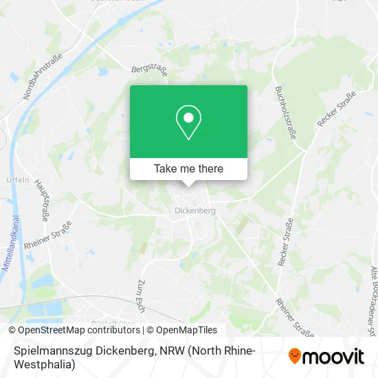 Карта Spielmannszug Dickenberg