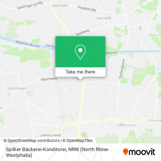Карта Spilker Bäckerei-Konditorei