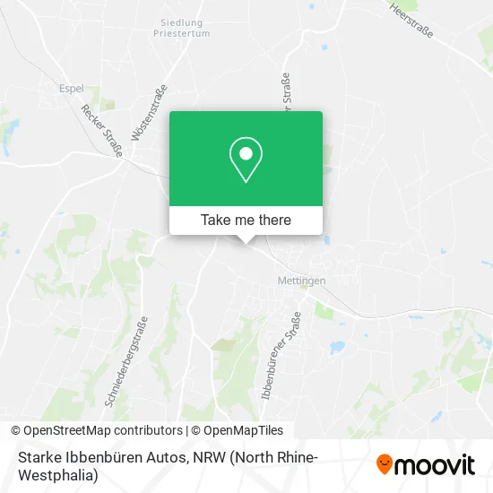Карта Starke Ibbenbüren Autos