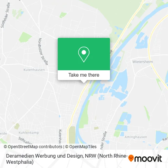 Карта Deramedien Werbung und Design