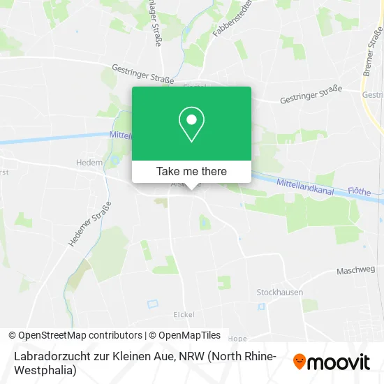 Карта Labradorzucht zur Kleinen Aue