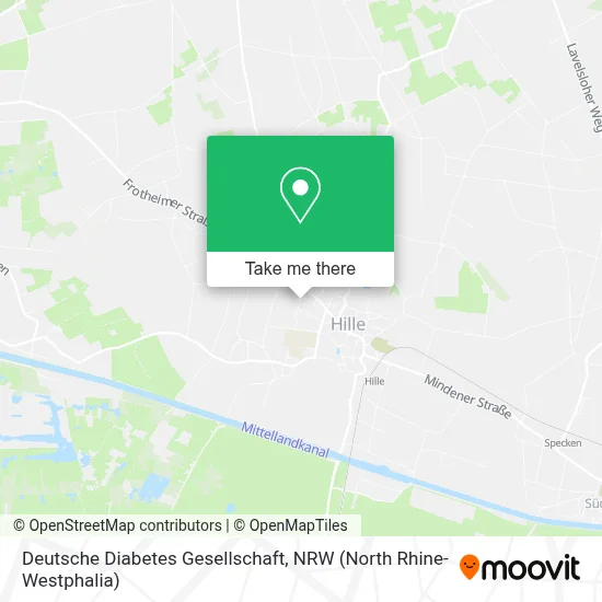 Deutsche Diabetes Gesellschaft map