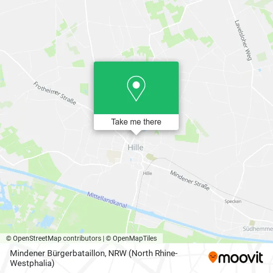 Карта Mindener Bürgerbataillon