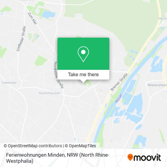 Ferienwohnungen Minden map
