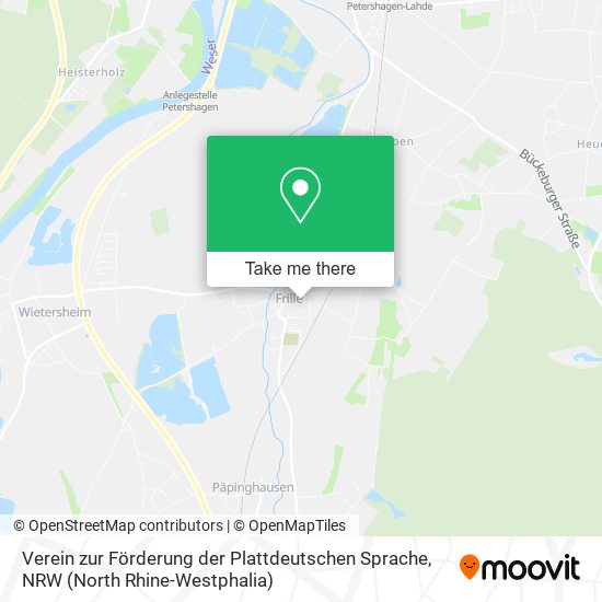 Verein zur Förderung der Plattdeutschen Sprache map