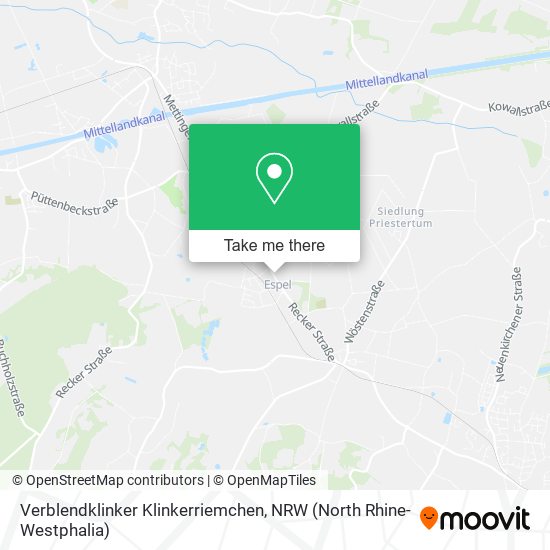 Verblendklinker Klinkerriemchen map