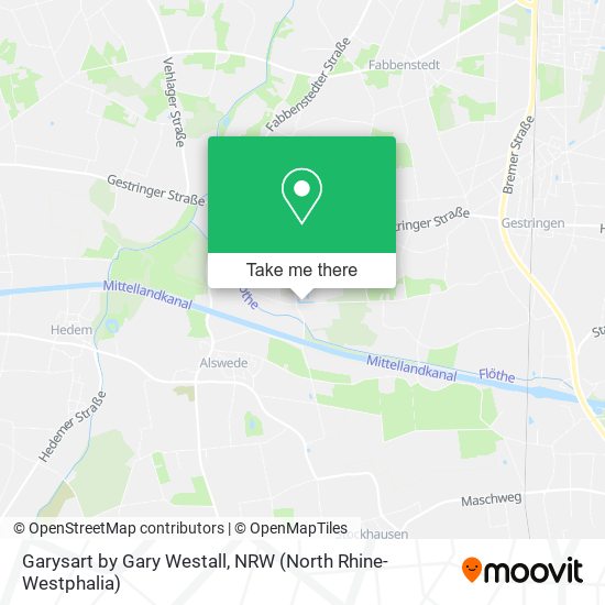 Garysart by Gary Westall map