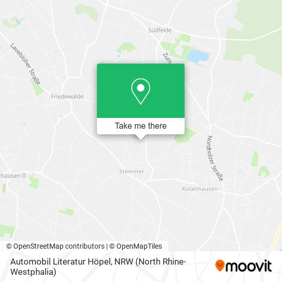 Automobil Literatur Höpel map