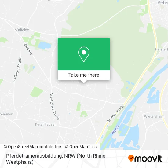 Карта Pferdetrainerausbildung