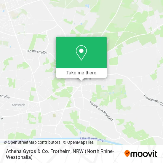 Athena Gyros & Co. Frotheim map