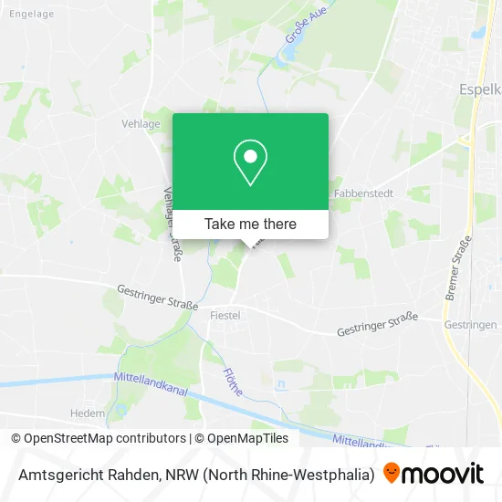Карта Amtsgericht Rahden