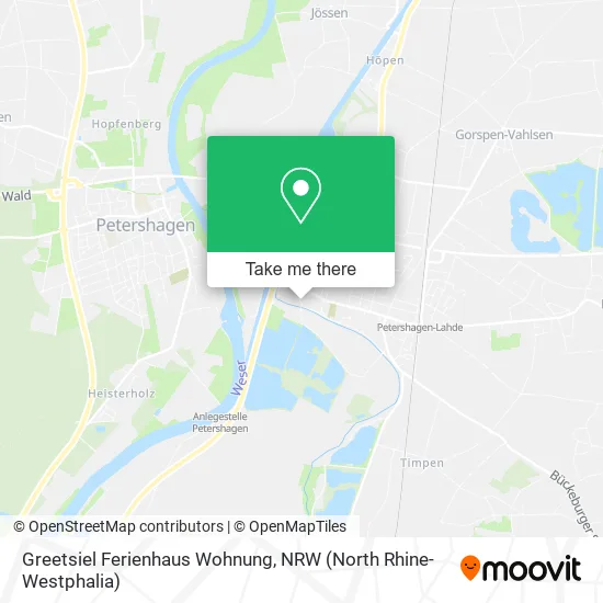 Карта Greetsiel Ferienhaus Wohnung