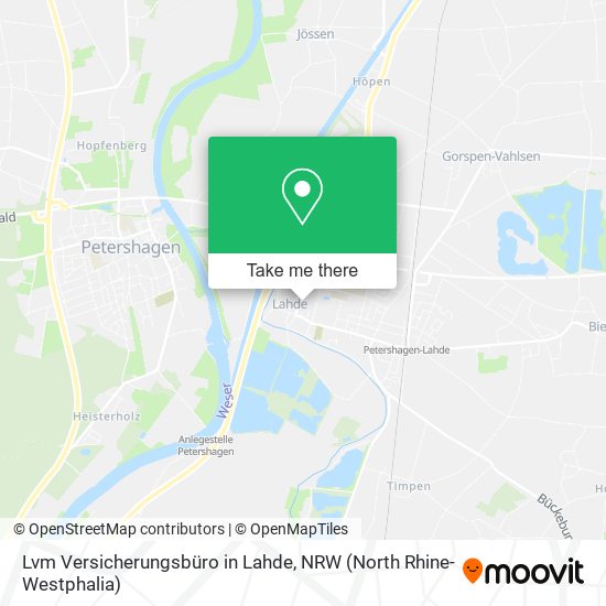 Lvm Versicherungsbüro in Lahde map