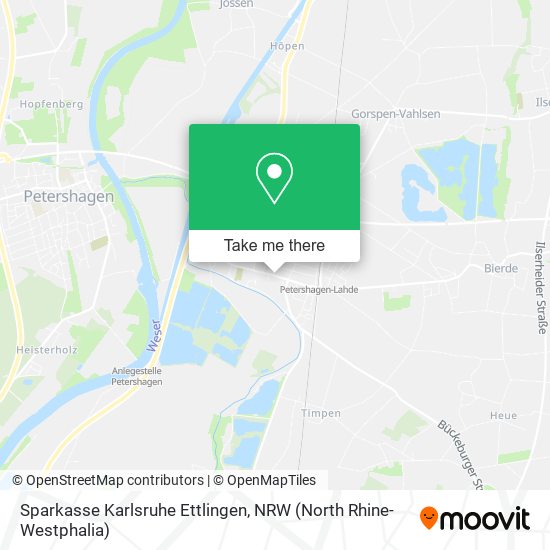 Sparkasse Karlsruhe Ettlingen map