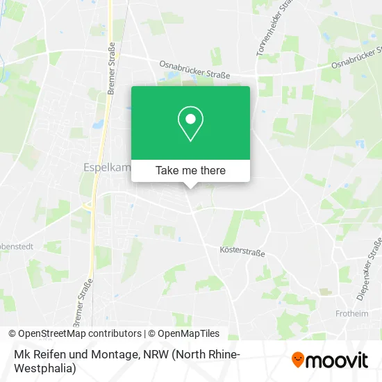 Карта Mk Reifen und Montage