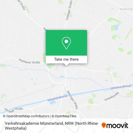 Verkehrsakademie Münsterland map