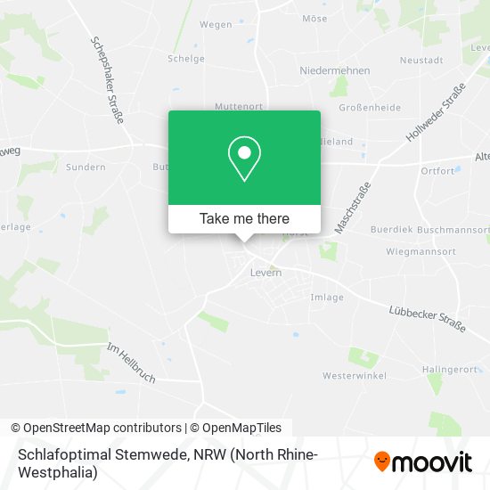 Schlafoptimal Stemwede map