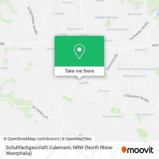 Schuhfachgeschäft Culemann map