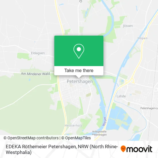 Карта EDEKA Röthemeier Petershagen