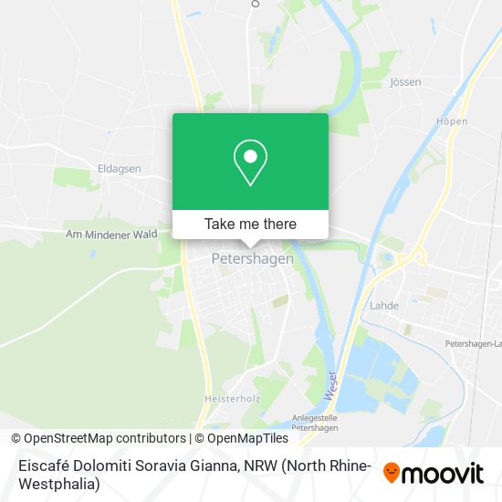 Eiscafé Dolomiti Soravia Gianna map