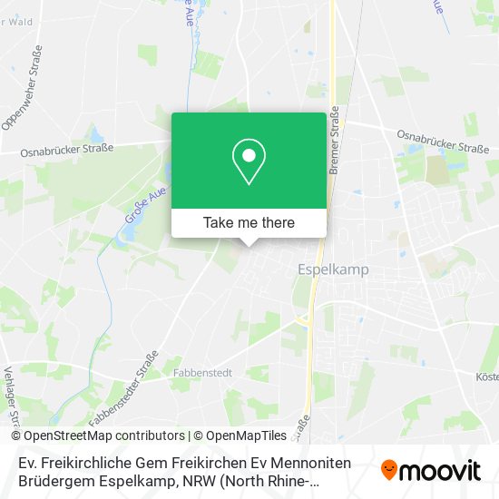Ev. Freikirchliche Gem Freikirchen Ev Mennoniten Brüdergem Espelkamp map
