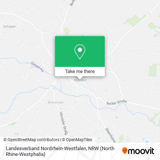 Landesverband Nordrhein-Westfalen map