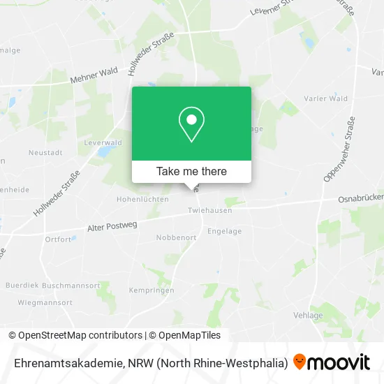 Карта Ehrenamtsakademie