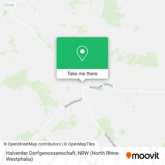 Карта Halverder Dorfgenossenschaft