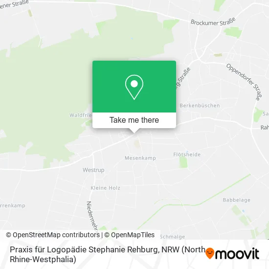 Карта Praxis für Logopädie Stephanie Rehburg