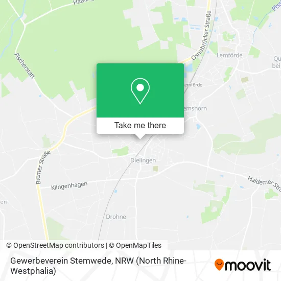 Gewerbeverein Stemwede map