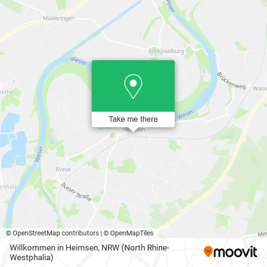 Карта Willkommen in Heimsen
