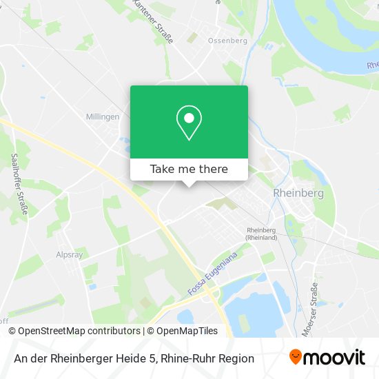 An der Rheinberger Heide 5 map