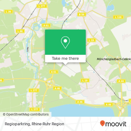 Карта Regioparkring