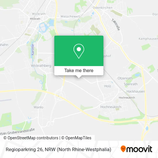 Regioparkring 26 map