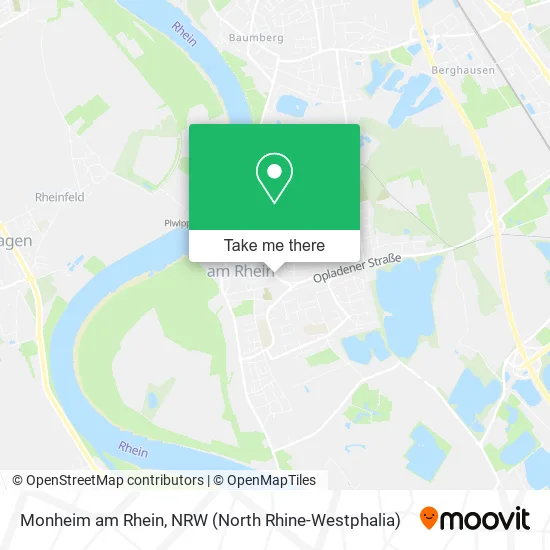 Карта Monheim am Rhein