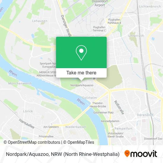 Карта Nordpark/Aquazoo