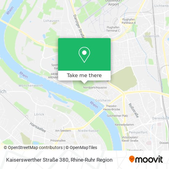 Kaiserswerther Straße 380 map