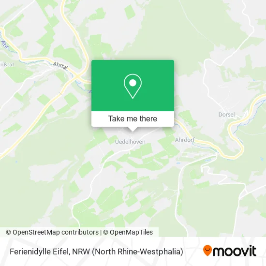 Ferienidylle Eifel map