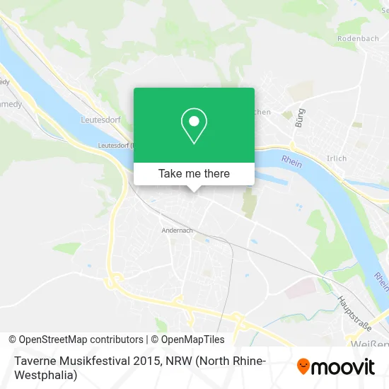 Taverne Musikfestival 2015 map