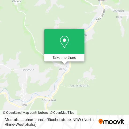 Карта Mustafa Lachsmanns's Räucherstube