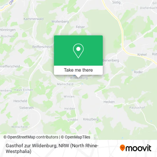 Карта Gasthof zur Wildenburg