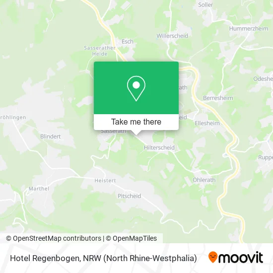 Карта Hotel Regenbogen