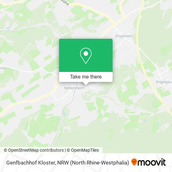 Genfbachhof Kloster map