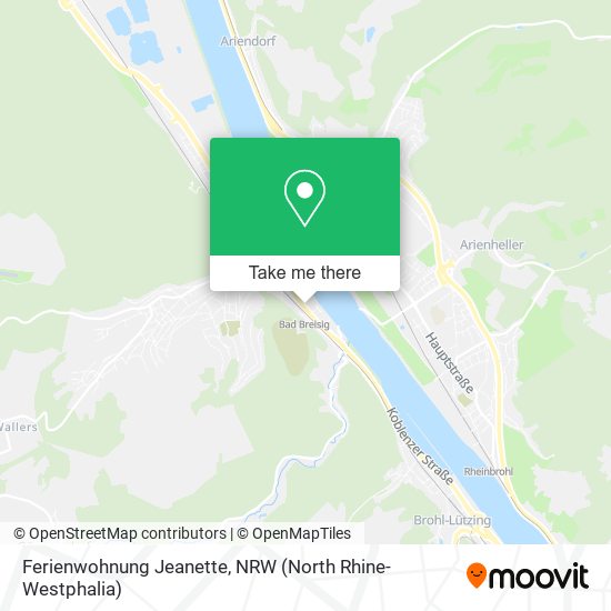Ferienwohnung Jeanette map