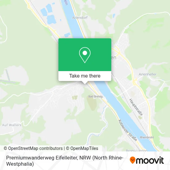 Premiumwanderweg Eifelleiter map