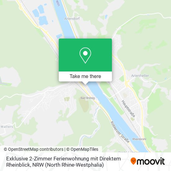Exklusive 2-Zimmer Ferienwohnung mit Direktem Rheinblick map