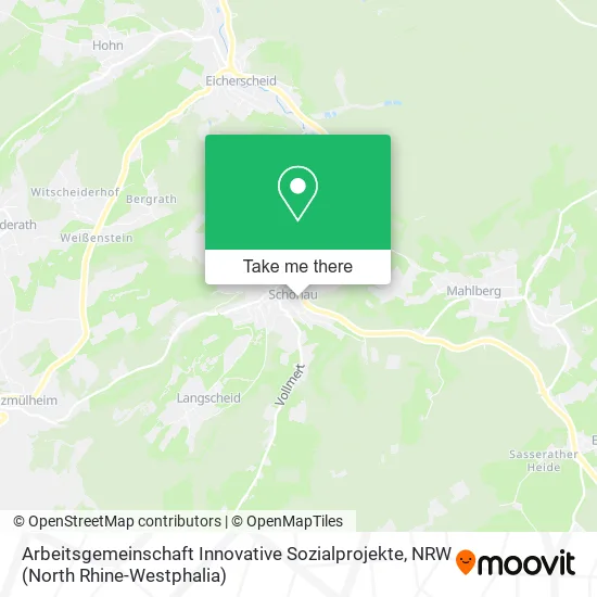 Карта Arbeitsgemeinschaft Innovative Sozialprojekte