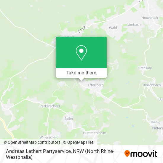 Карта Andreas Lethert Partyservice